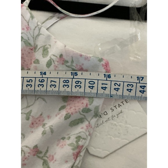 Altar'd State Jodee White/Pink Floral Maxi Tiered Dress Easter Fairy  Sz S - Picture 14 of 16